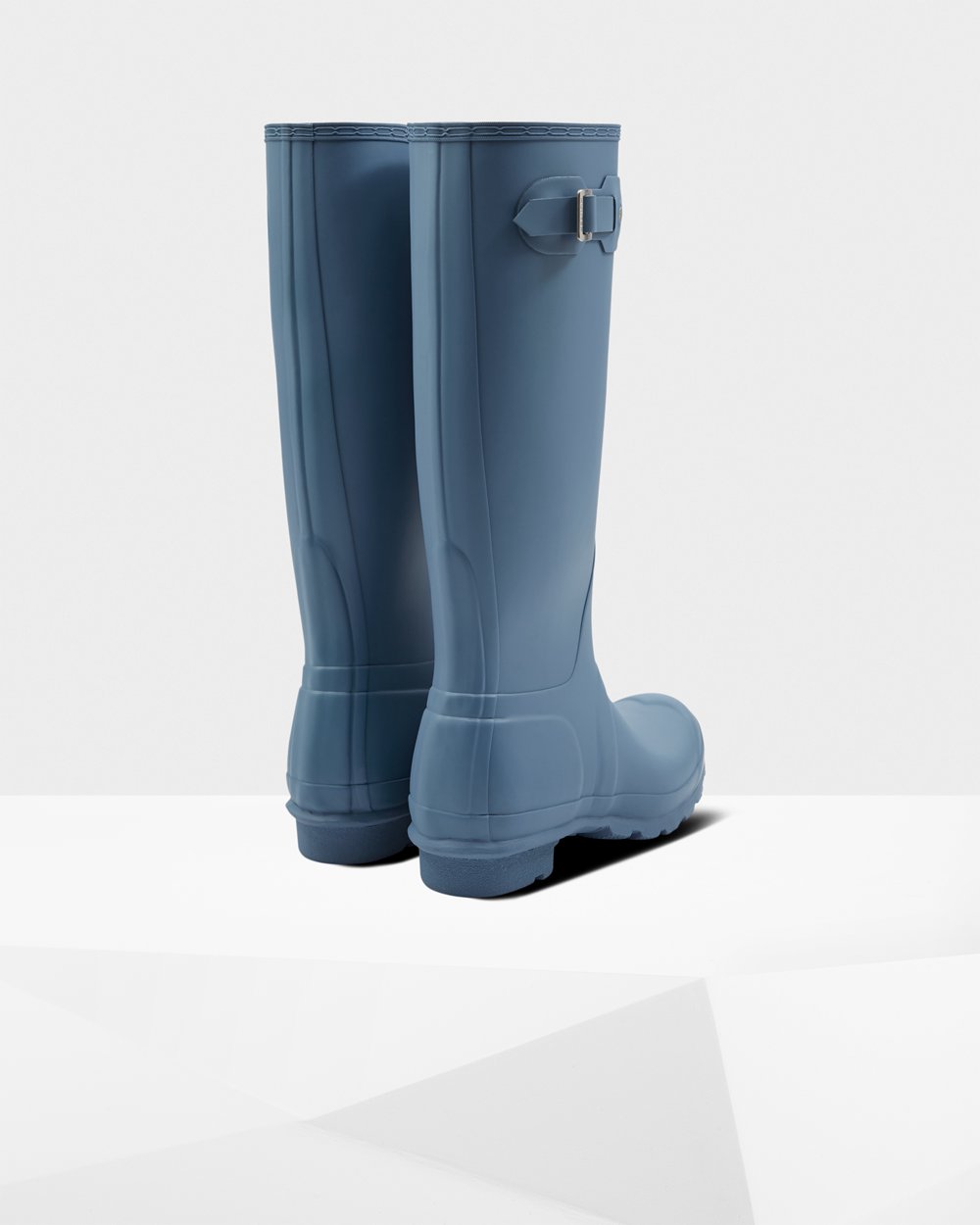 Womens Hunter Tall Rain Boots Blue - Original - 2987143-DV